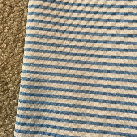 Nike Performance Striped Mens Golf Polo (Light Blue/White) - Picture 5 of 6